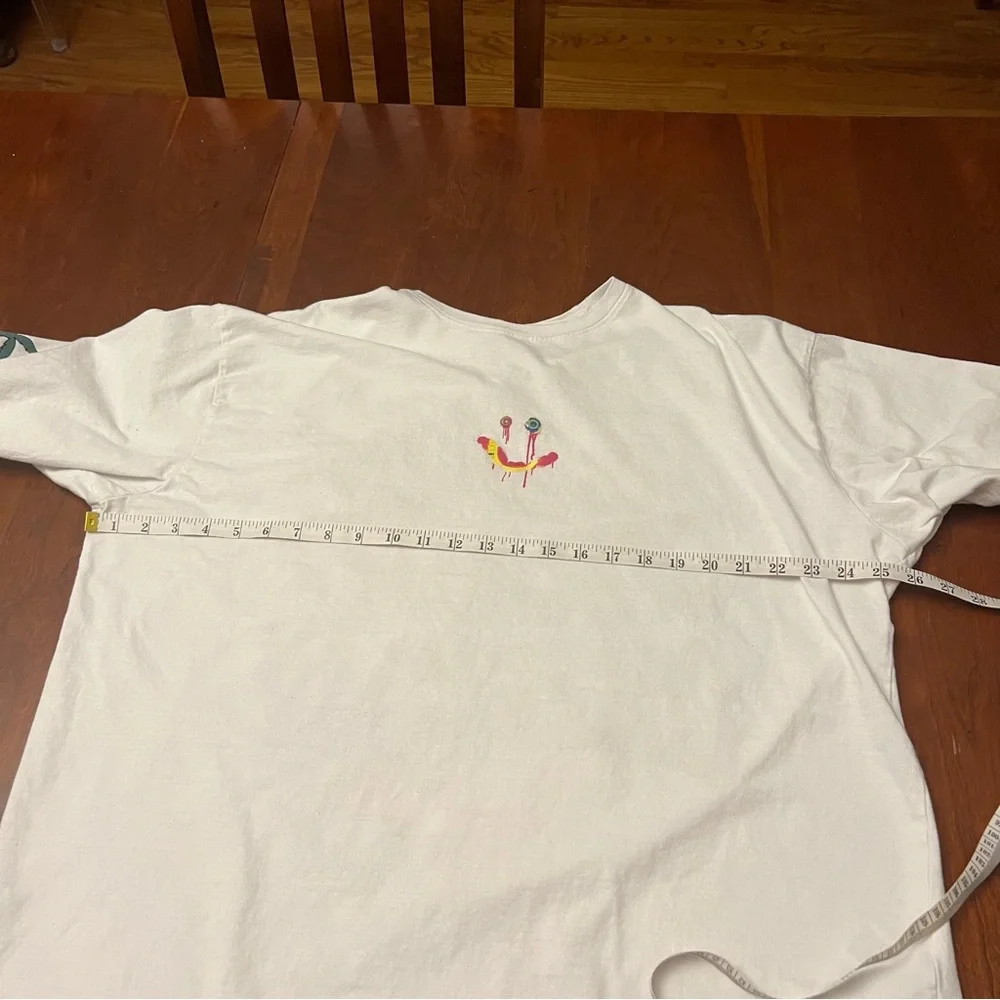 BoohooMAN White Oversized Official Man Long Sleeve Tee, Size XL - Picture 11 of 13